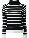 striped high neck jumper