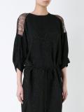 lace insert dress