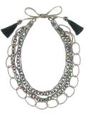 long beaded loop necklace 