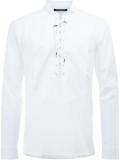 drawstring neck shirt