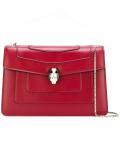 flap closure shoulder bag