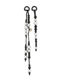 crystal bead strands pendant