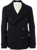 buttoned short peacoat