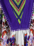 V-neck handkerchief tunic
