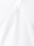 open collar polo shirt