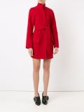 panel detail trench coat