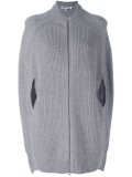 cocoon-style knit jacket