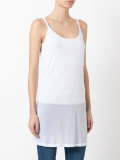 elongated ribbed cami