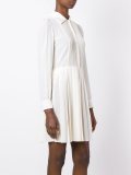 pleated shirt dress