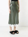 lace trim skirt 