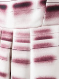 pleated flared dress