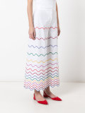 wavy panel trousers