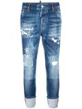 London stonewashed ripped jeans