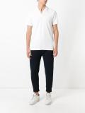 open collar polo shirt