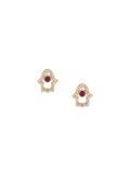 'Hamsa Diamond' stud earrings