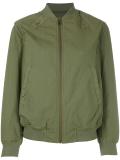 zipped bomber jacket 