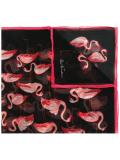 flamingo print scarf 