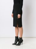 lace up detail skirt