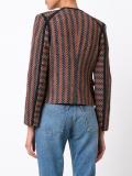 striped fitted jacket