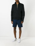 high neck zipped sweatshirt