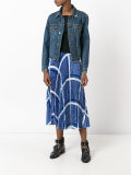 printed pleated skirt 