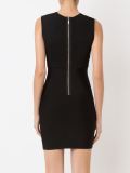 v-neck sleeveless dress