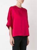 half sleeves crop blouse