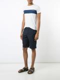 contrast stripe T-shirt