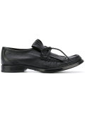 lace-up detail loafers