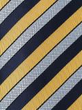 metallic striped tie