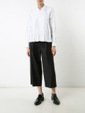 front pleated blouse
