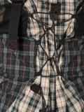 fitted plaid blouse