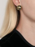 round clip-on earrings