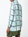 checked print shirt