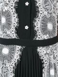 lace panel dress