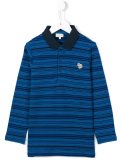 striped polo shirt