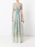 botanical print dress
