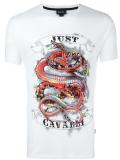 snake print T-shirt