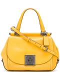 flap closure tote bag