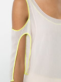 contrast flared top