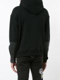 Hybrid hooded sweatshirt