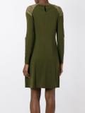 embroidered front dress