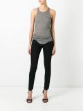 curved hem tank top