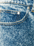 bleached straight jeans