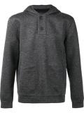 buttoned fastening hoodie