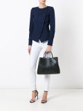 perforated detail tote bag 