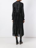 ruffled detailing longsleeved dress