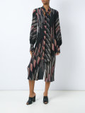printed midi dress