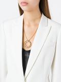 cristal hoop necklace