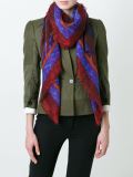 abstract print scarf